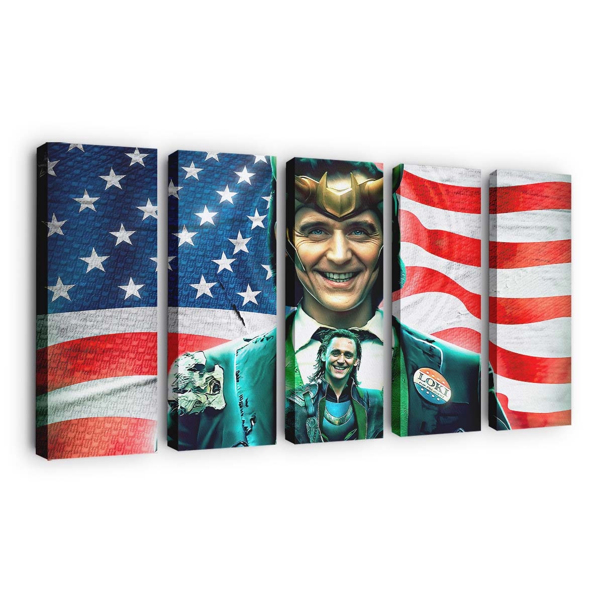 Loki TV-Serie 3 Leinwandbild - Wanddeko