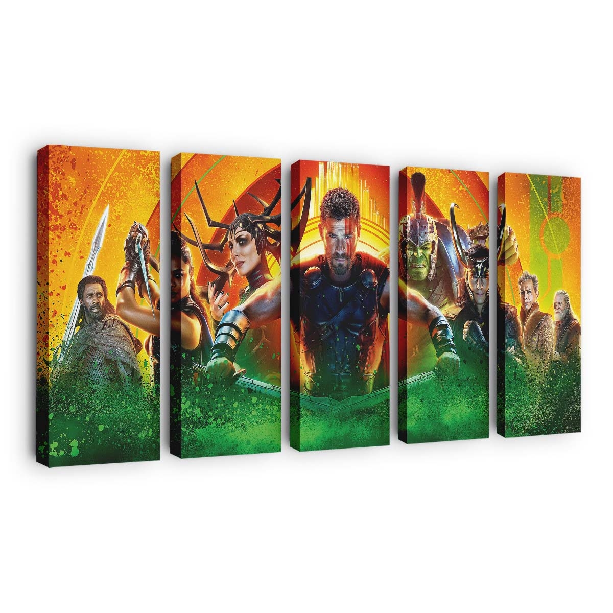 Thor Ragnarok 2017 Film 2 Leinwandbild - Wanddeko