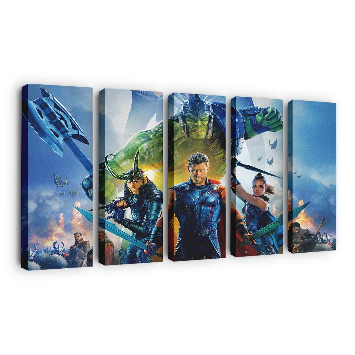 Thor Ragnarok 2017 Leinwandbild - Wanddeko