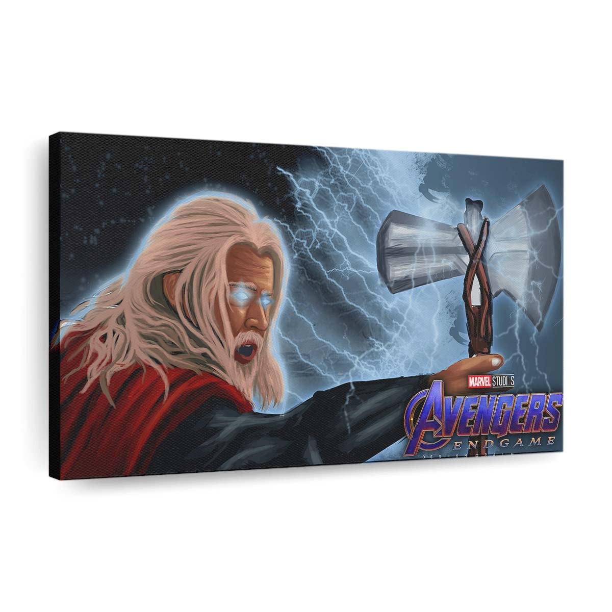 Bearded Thor Avengers Endgame Leinwandbilder | Wanddeko