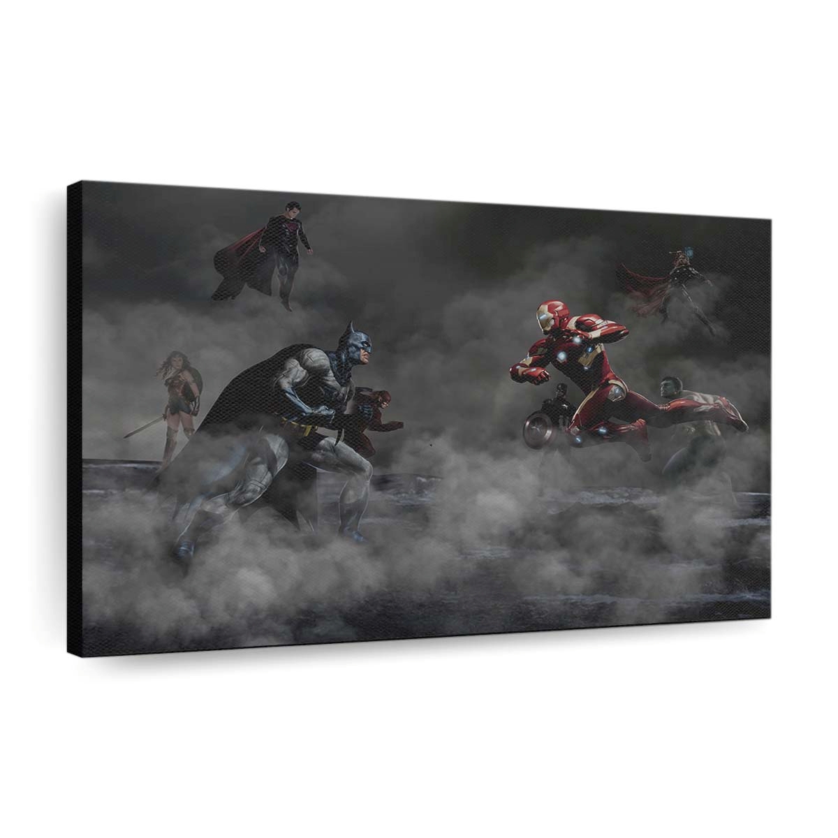 Justice League Vs The Avengers Leinwandbilder | Wanddeko