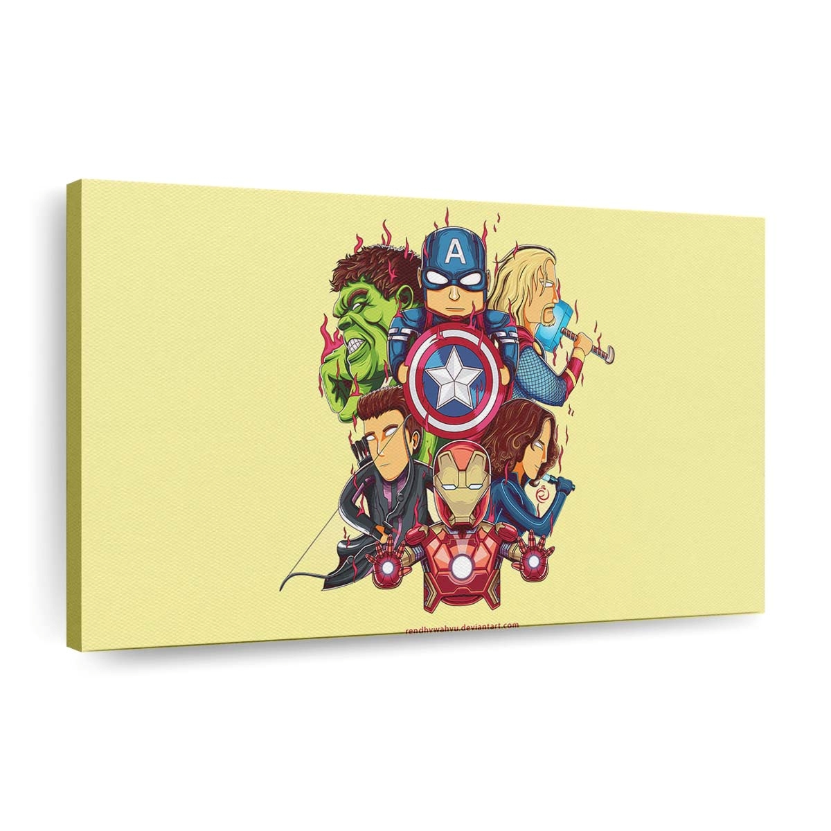 Little Avengers Art Leinwandbilder | Wanddeko