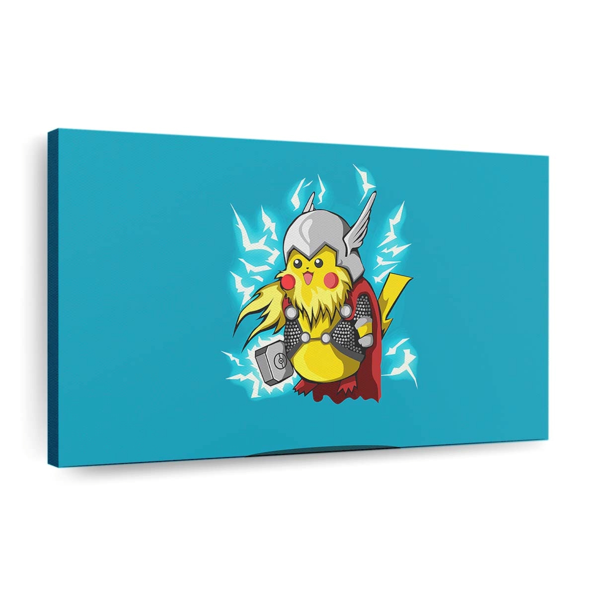 Pikachu Thor Minimalism Leinwandbilder | Wanddeko