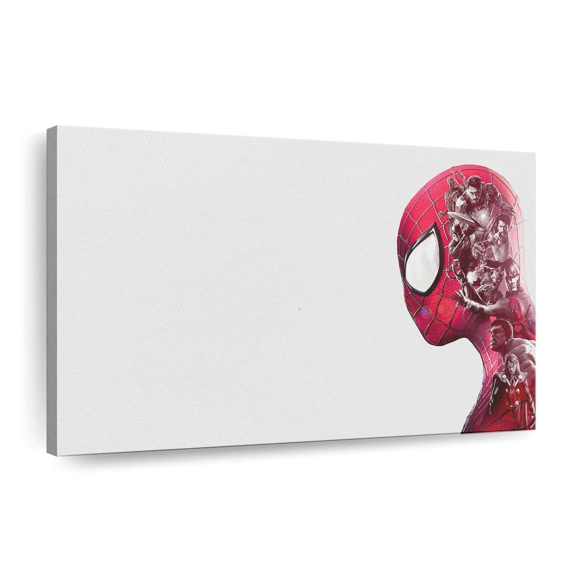 Spiderman Superheroes Double Exposure Leinwandbilder | Wanddeko