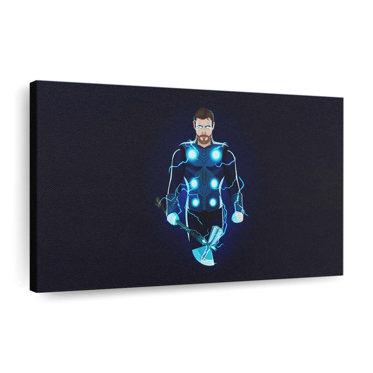 Thor Chris Hemsworth Minimal Art Leinwandbilder | Wanddeko