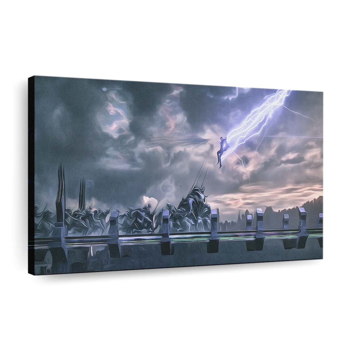 Thor God Of Thunder Artwork Leinwandbilder | Wanddeko