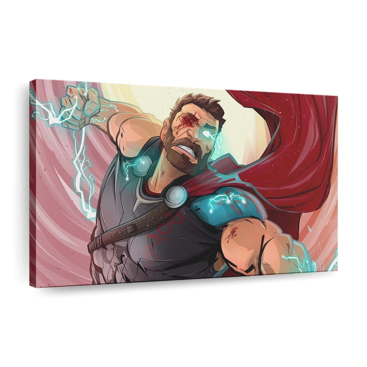 Thor God Of Thunder Fan Art Leinwandbilder | Wanddeko
