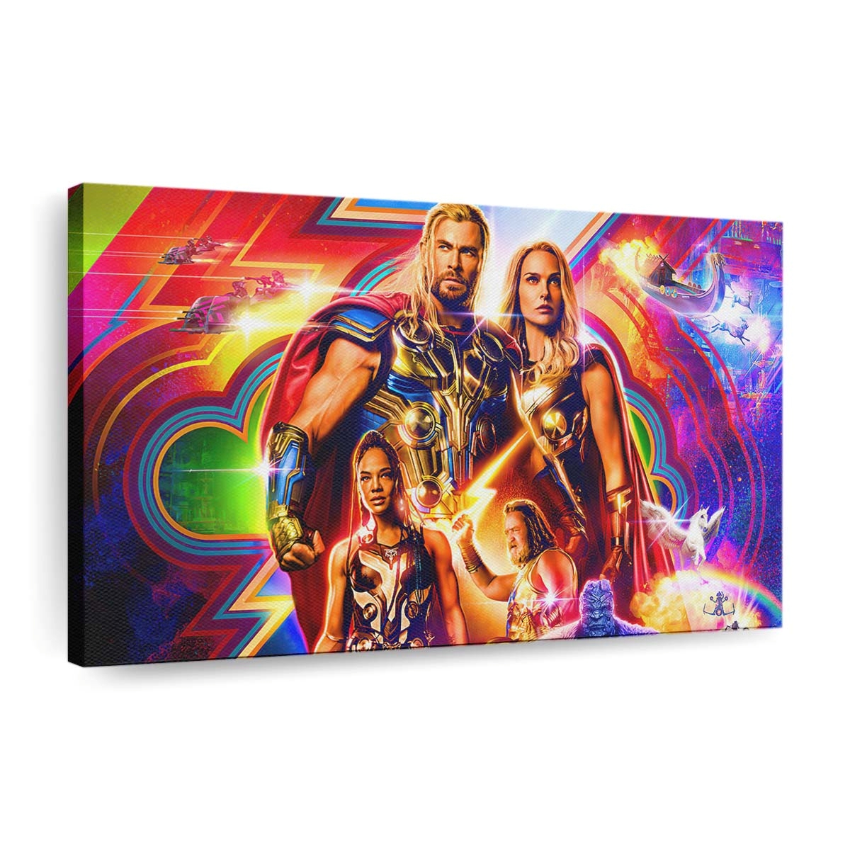 Thor Love And Thunder Movie 4 Leinwandbilder | Wanddeko