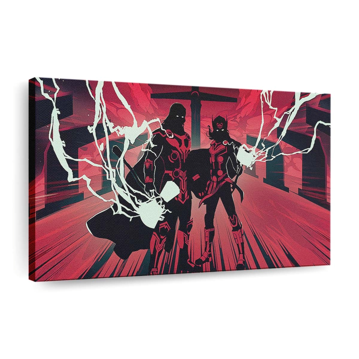 Thor Love And Thunder Sketch Leinwandbilder | Wanddeko