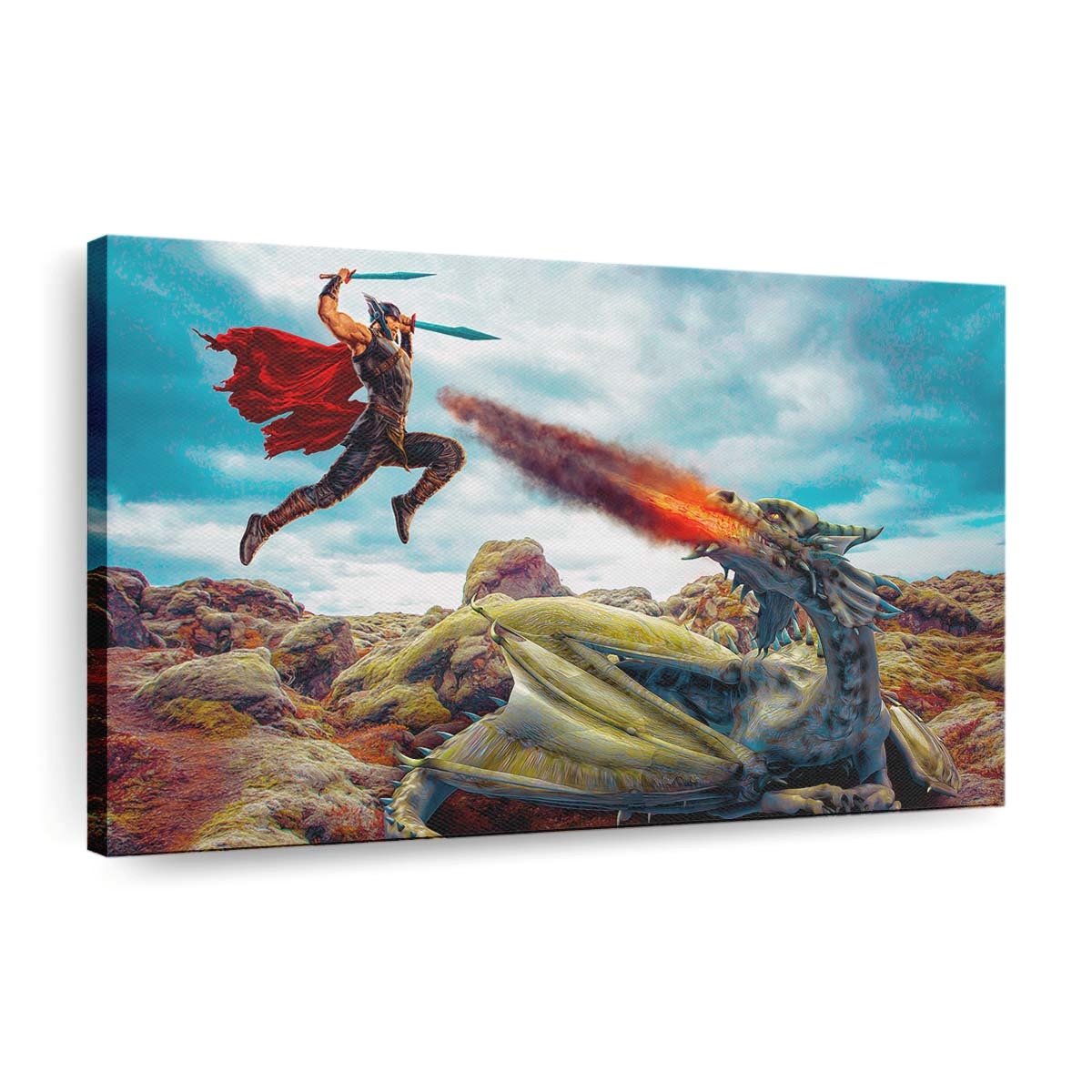 Thor Vs Eragon Leinwandbilder | Wanddeko
