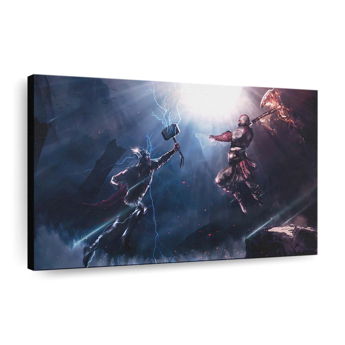 Thor Vs Kratos Leinwandbilder | Wanddeko
