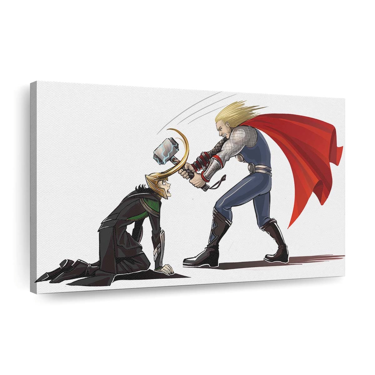 Thor Vs Loki Leinwandbilder | Wanddeko
