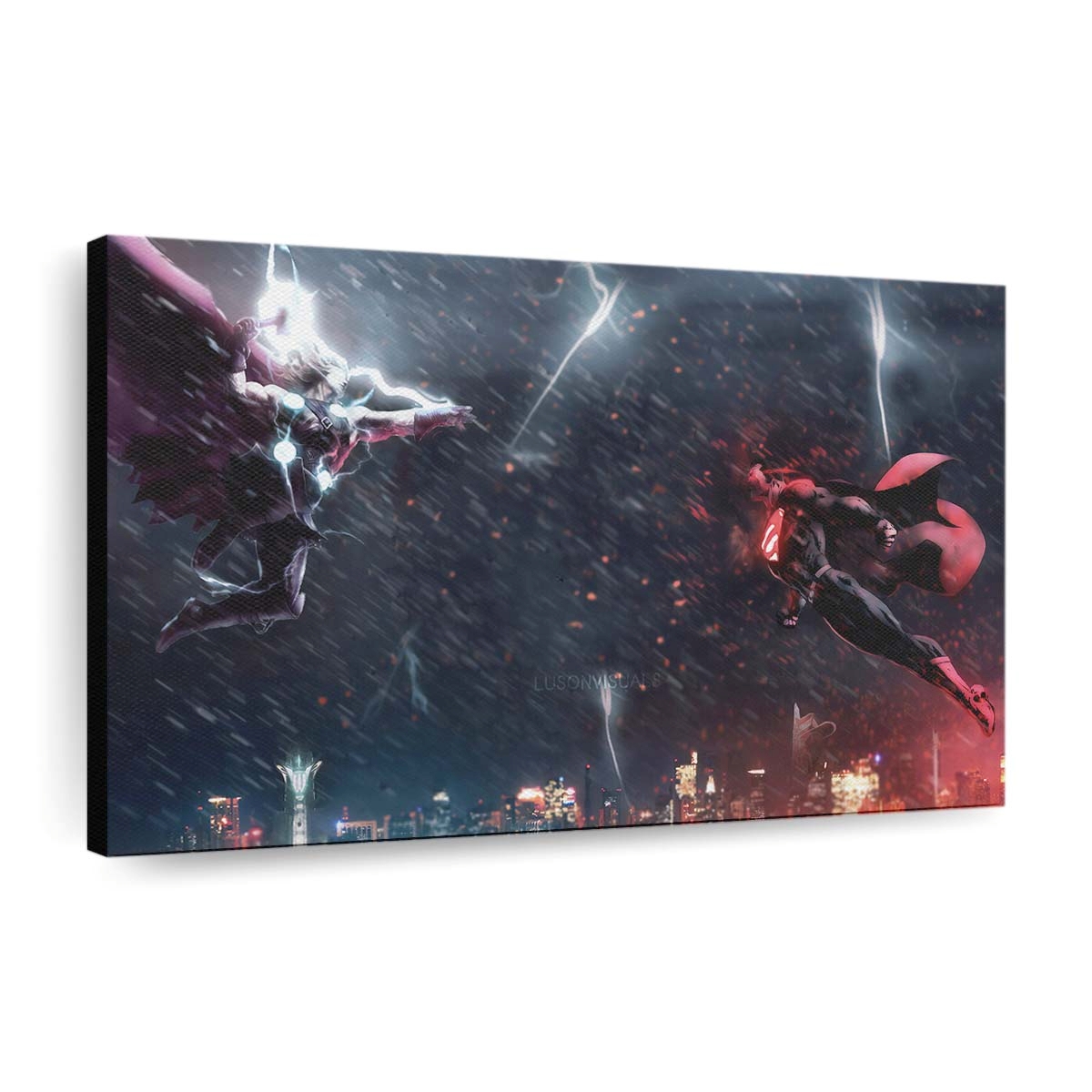 Thor Vs Superman Leinwandbilder | Wanddeko