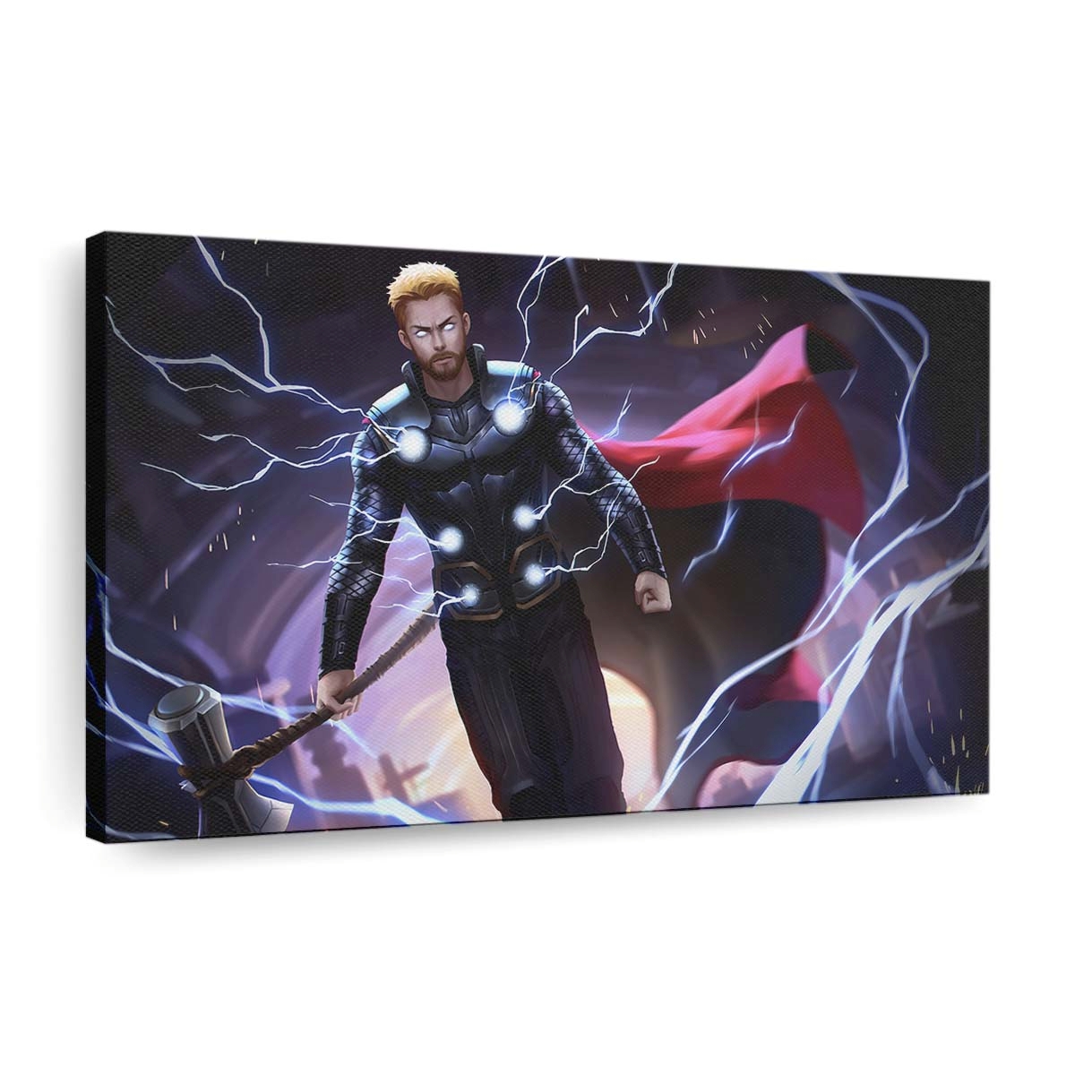 Thor With His New Hammer In Avengers Infinity War Leinwandbilder | Wanddeko