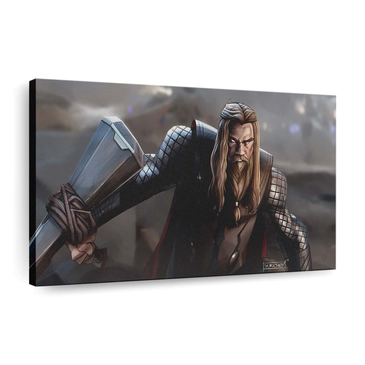 Thor With Stormbreaker Leinwandbilder | Wanddeko