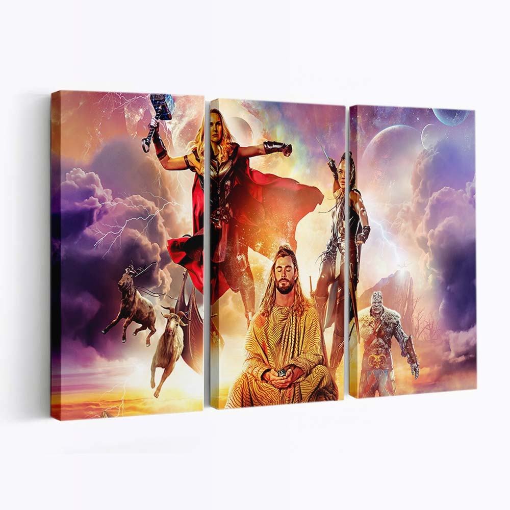 2022 Thor Love And Thunder 3 Leinwandbilder | Wanddeko 2022 Thor Love And Thunder 3 Leinwandbilder | Wanddeko – Bild 2