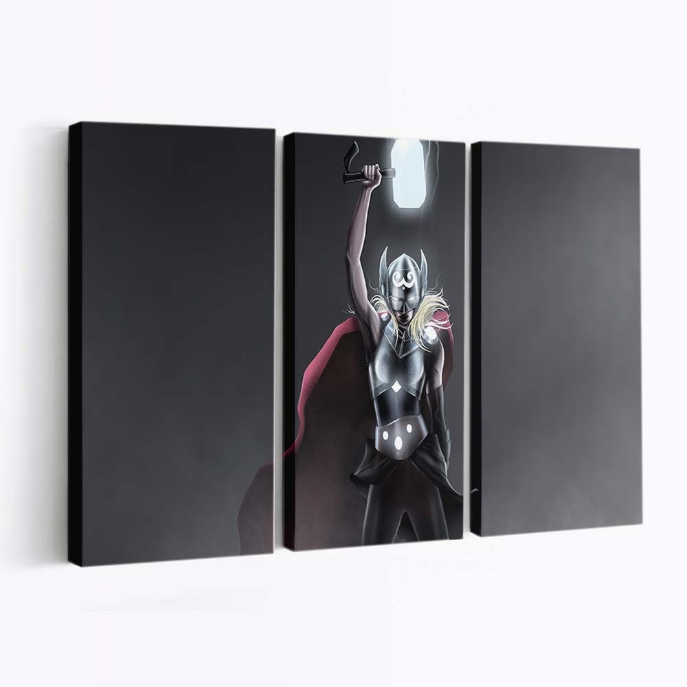 Lifting Mjolnir Jane Foster Leinwandbilder | Wanddeko