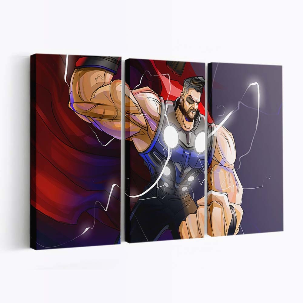 Muscular Thor Leinwandbilder | Wanddeko