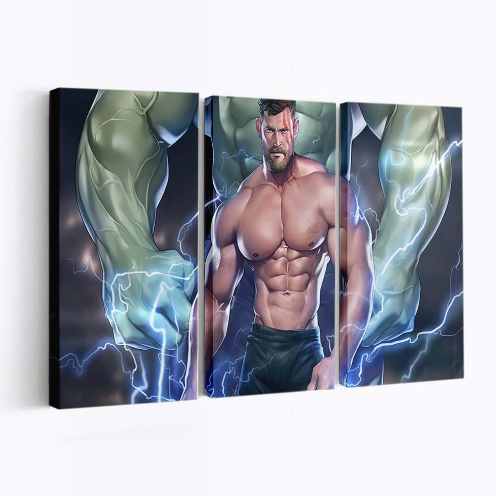 Muscular Thor 2 Leinwandbilder | Wanddeko