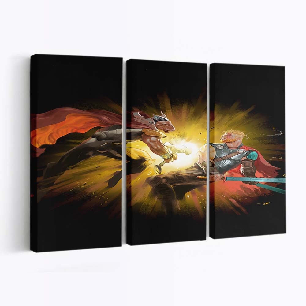 Odinson Vs Beta Ray Bill Leinwandbilder | Wanddeko