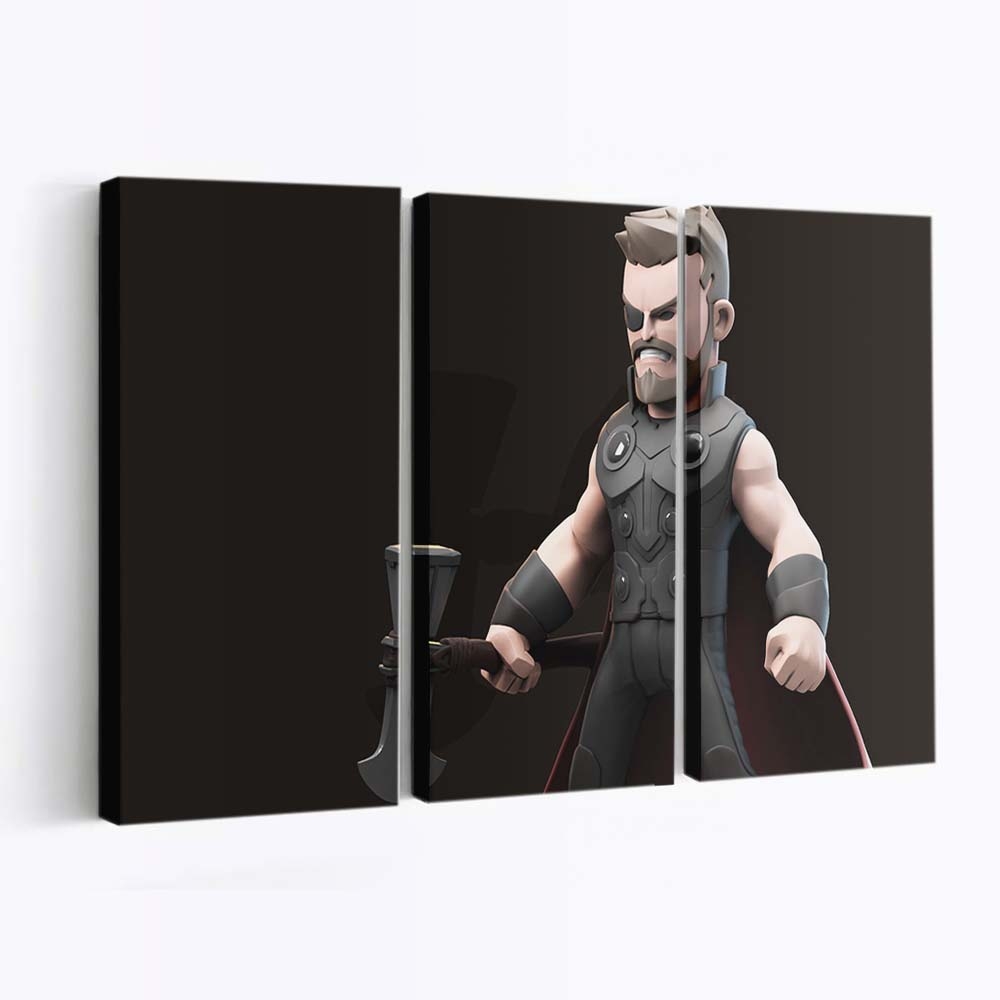 Thor 3D Avengers Infinity War Artwork Leinwandbilder | Wanddeko
