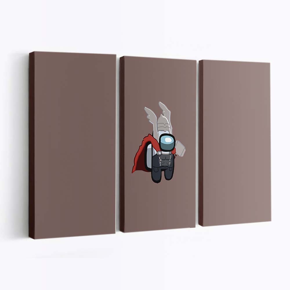 Thor Among Us Minimal Leinwandbilder | Wanddeko