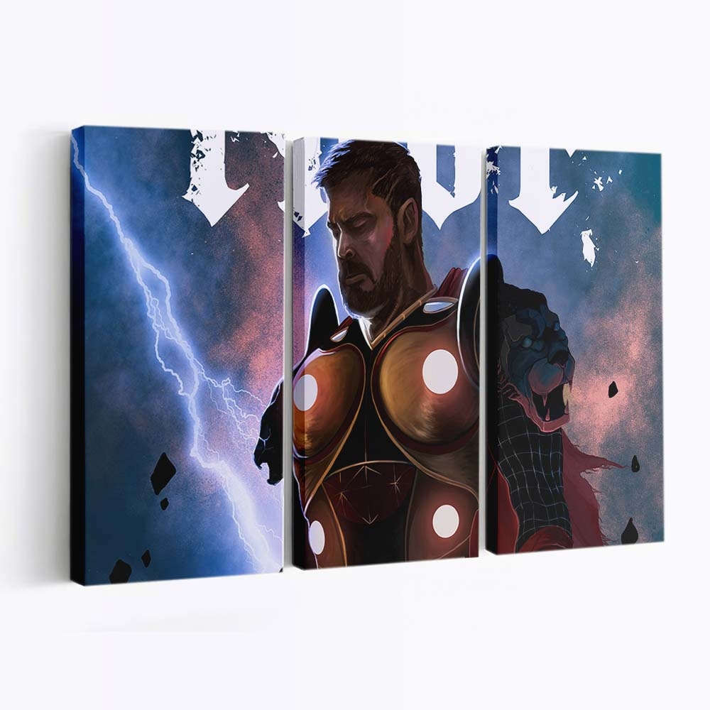 Thor Avengers Endgame Artwork Leinwandbilder | Wanddeko