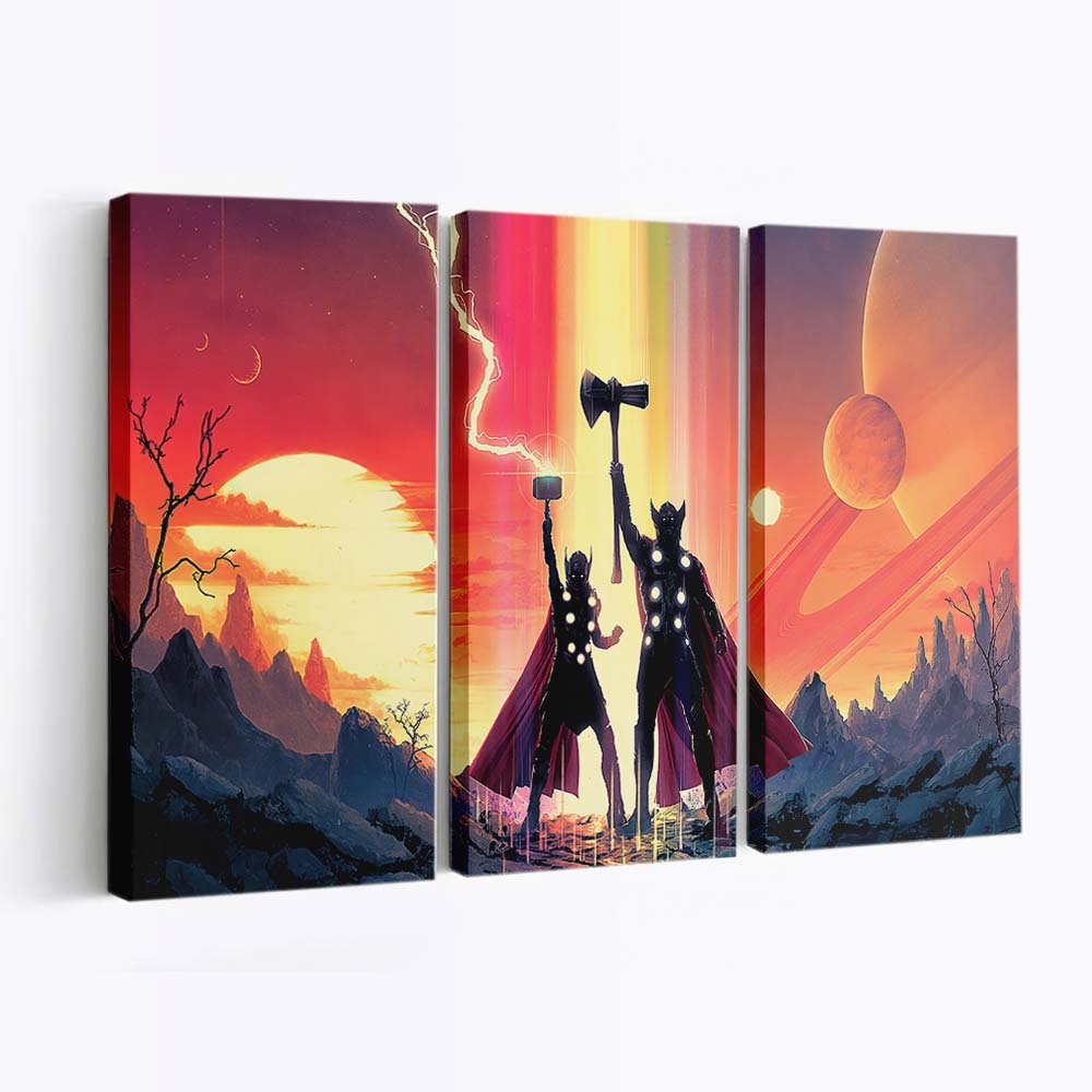 Thor Love And Thunder Fan Movie Art Leinwandbilder | Wanddeko