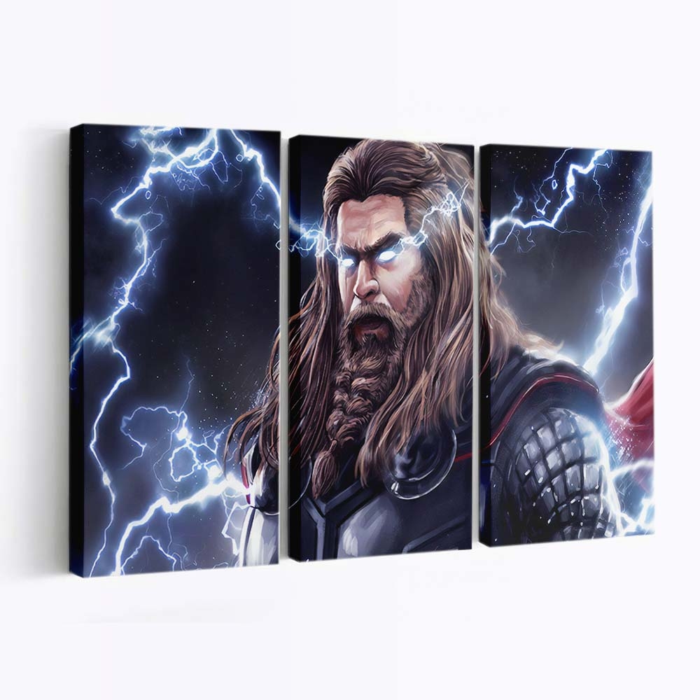 Thor Thunder Lighting Leinwandbilder | Wanddeko