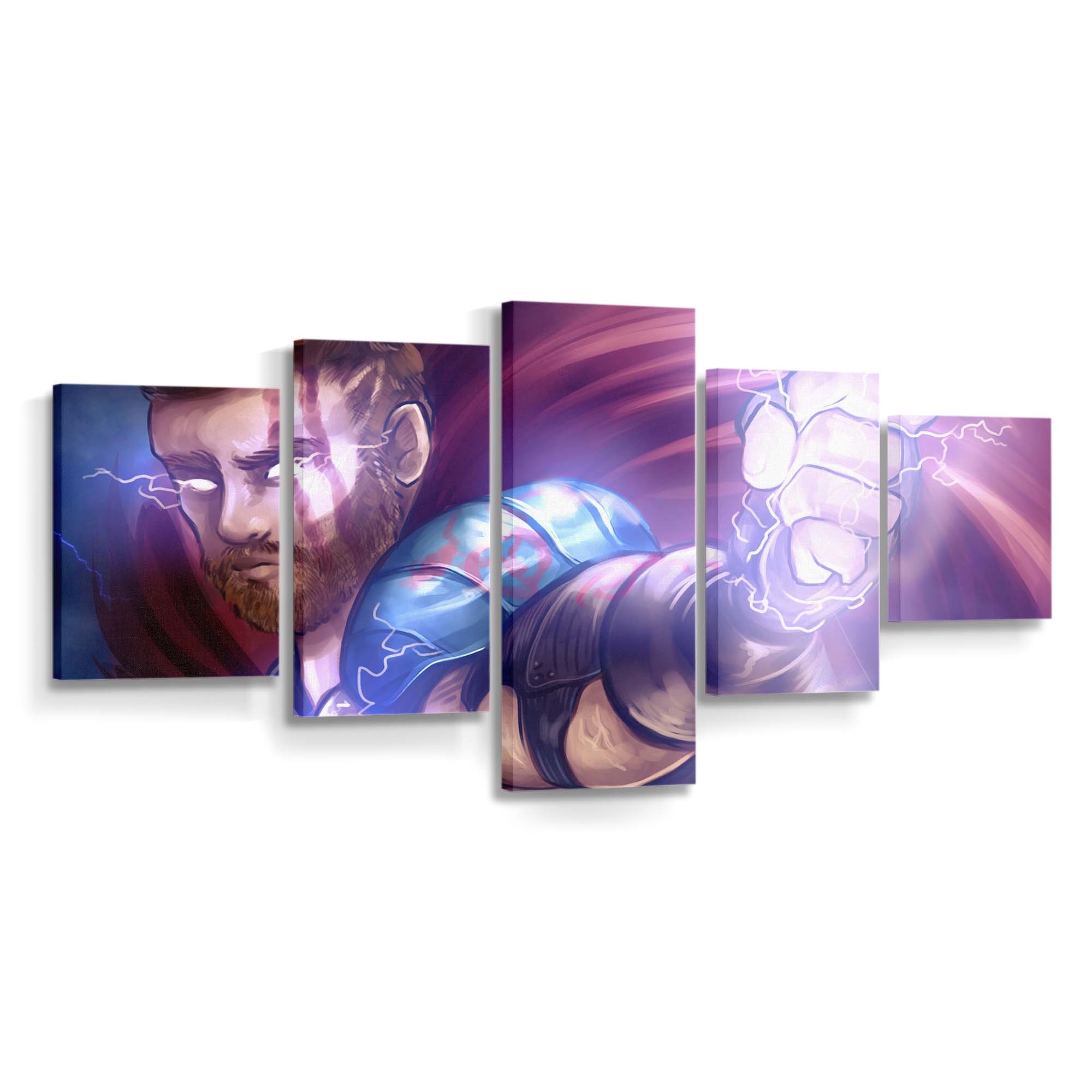 God Of Thunder Leinwandbilder | Wanddeko Thor Leinwandbild