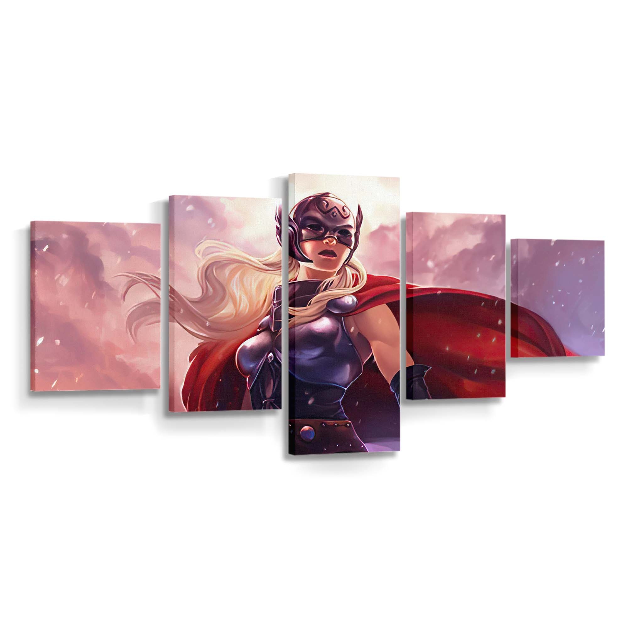 Lady Thor Art Leinwandbilder | Wanddeko Thor Leinwandbild