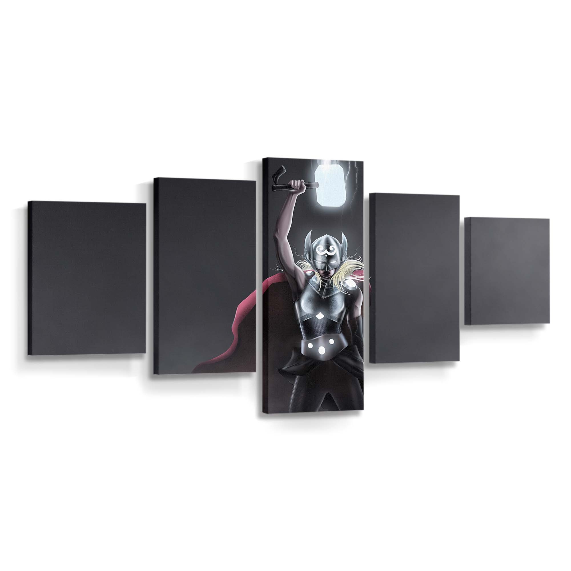 Lifting Mjolnir Jane Foster Leinwandbilder | Wanddeko Thor Leinwandbild