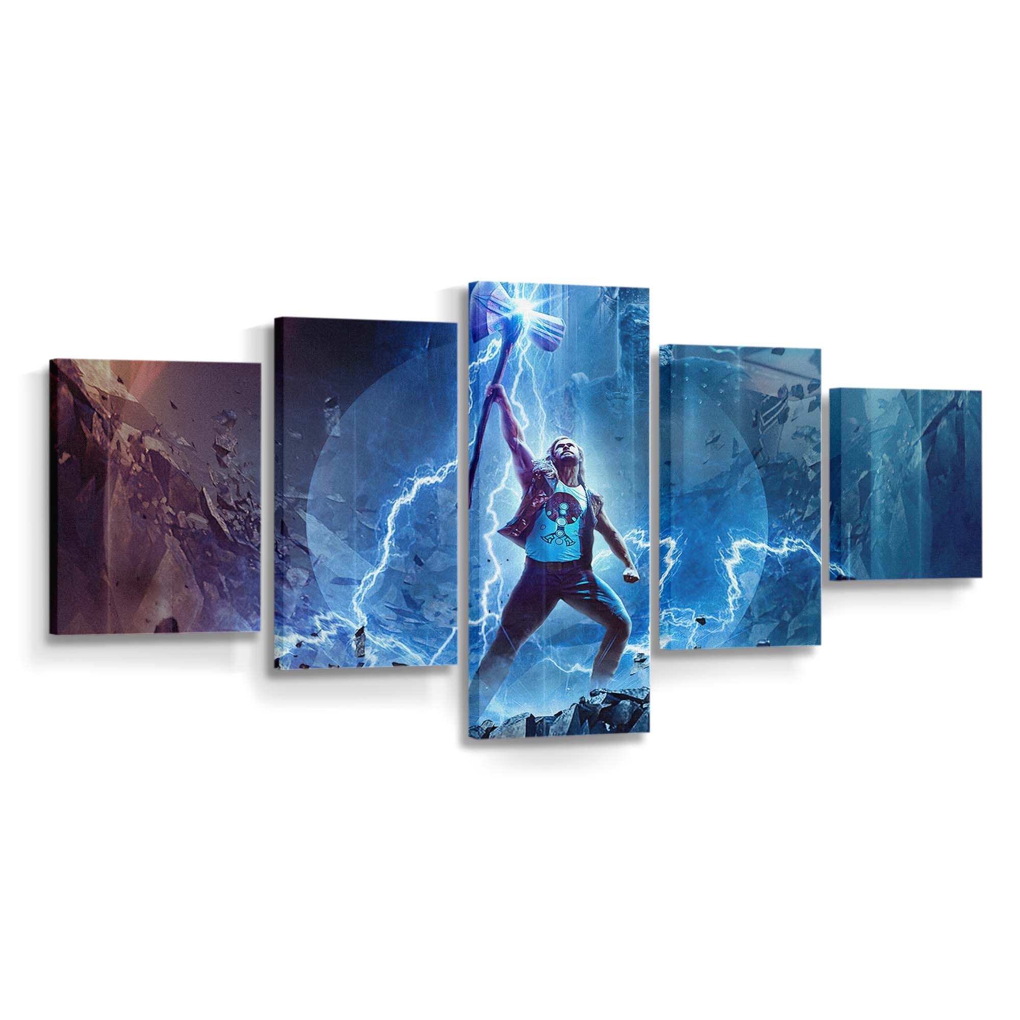 The Thor Love And Thunder 2 Leinwandbilder | Wanddeko Thor Leinwandbild
