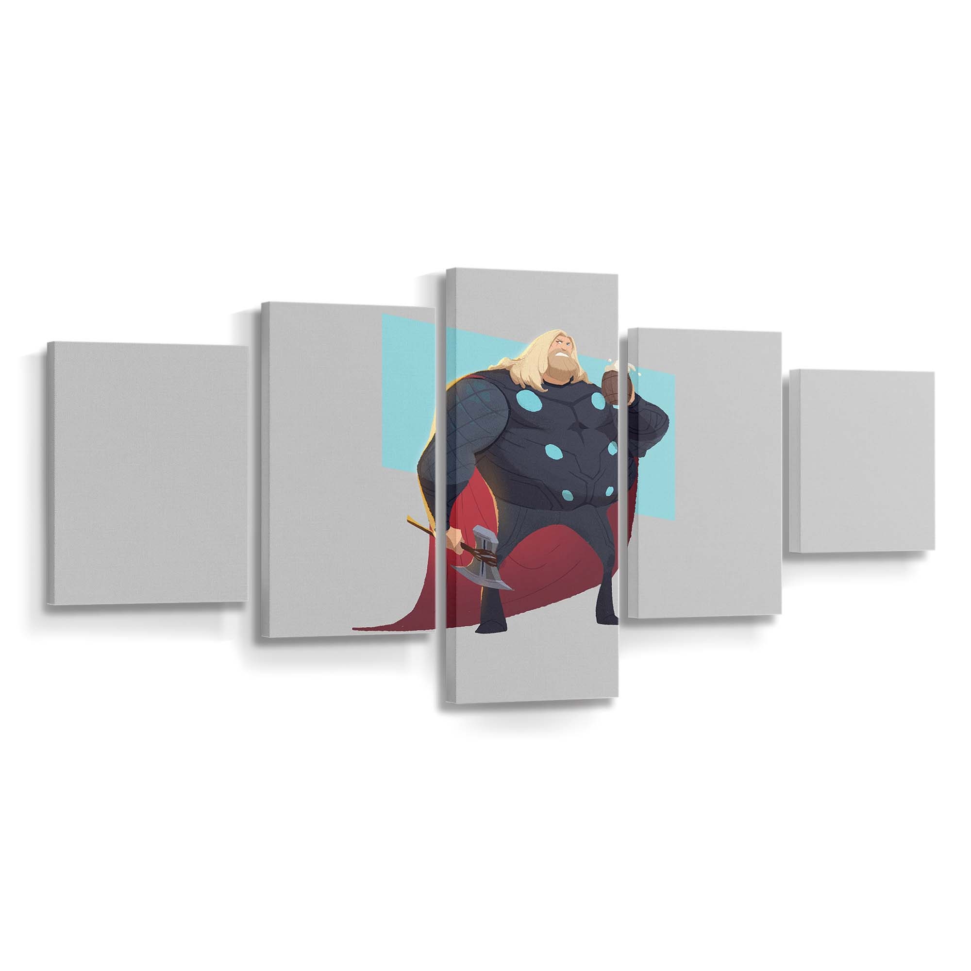 Thor Eating Ice Cream Leinwandbilder | Wanddeko Thor Leinwandbild