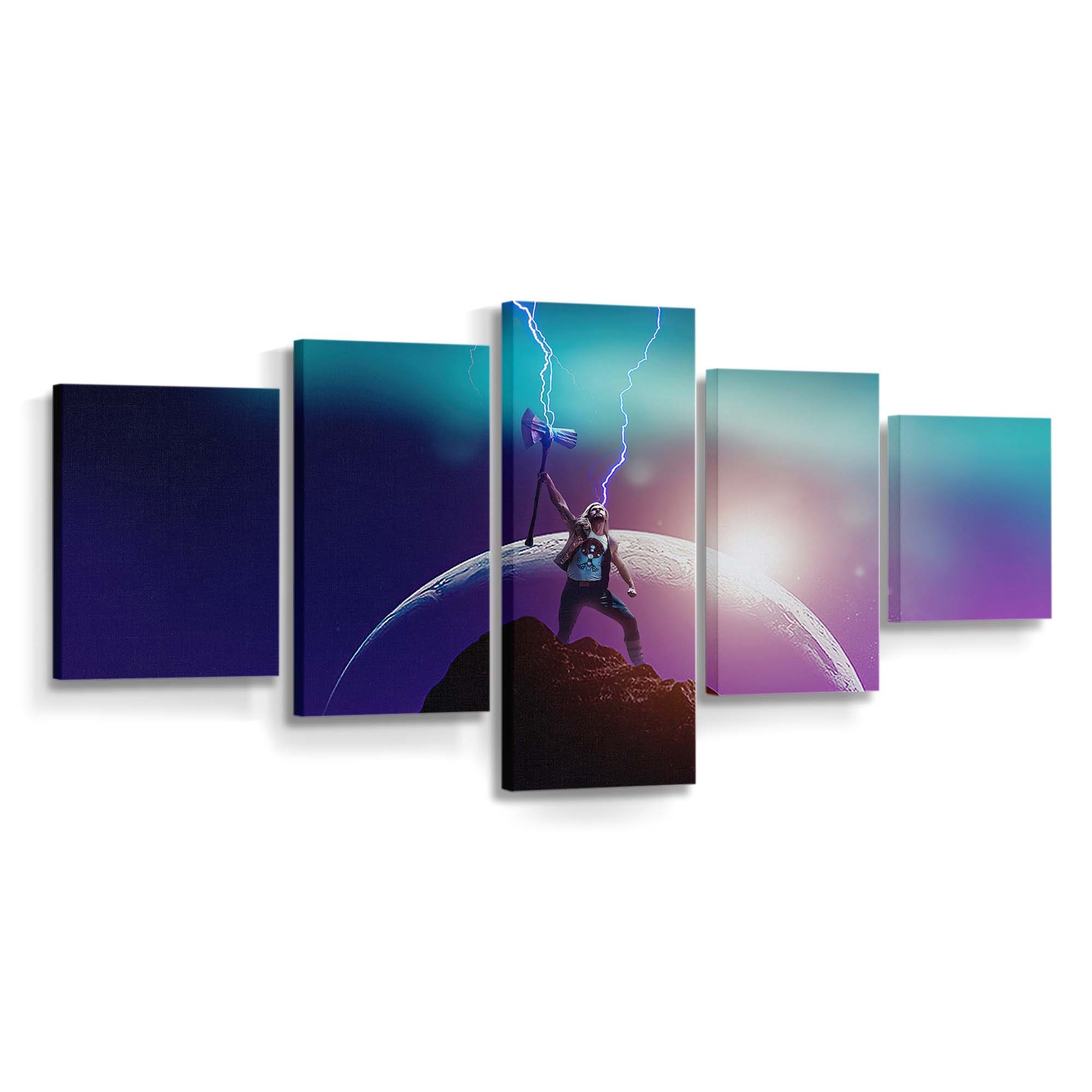 Thor Love And Thunder Movie 3 Leinwandbilder | Wanddeko Thor Leinwandbild