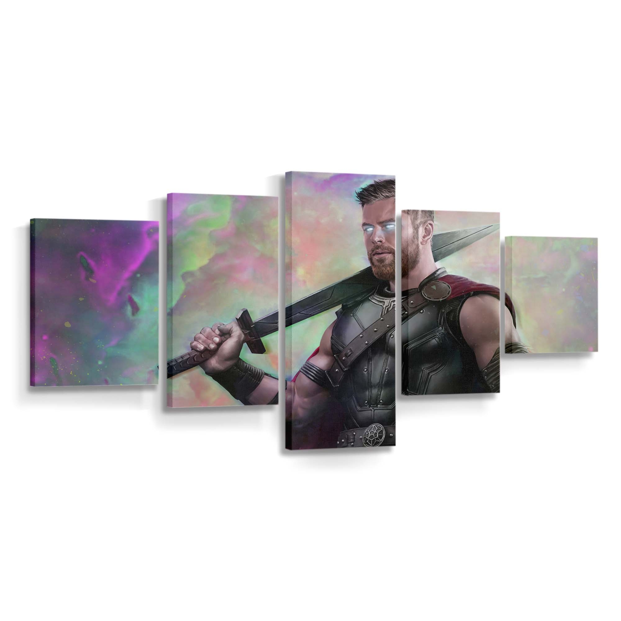 Thor Ragnarok Movie Art 2018 Leinwandbilder | Wanddeko Thor Leinwandbild