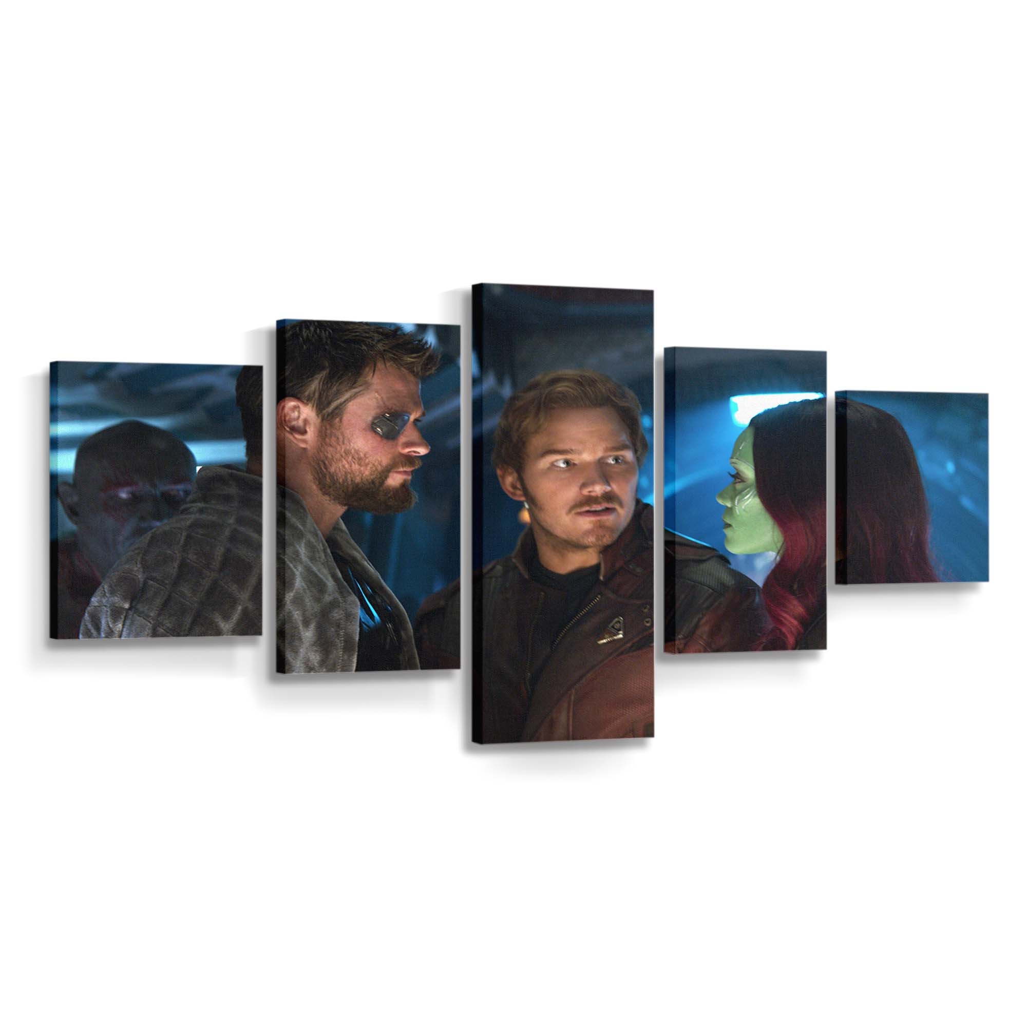Thor Star Lord Gamora In Avengers Infinity War Leinwandbilder | Wanddeko Thor Leinwandbild