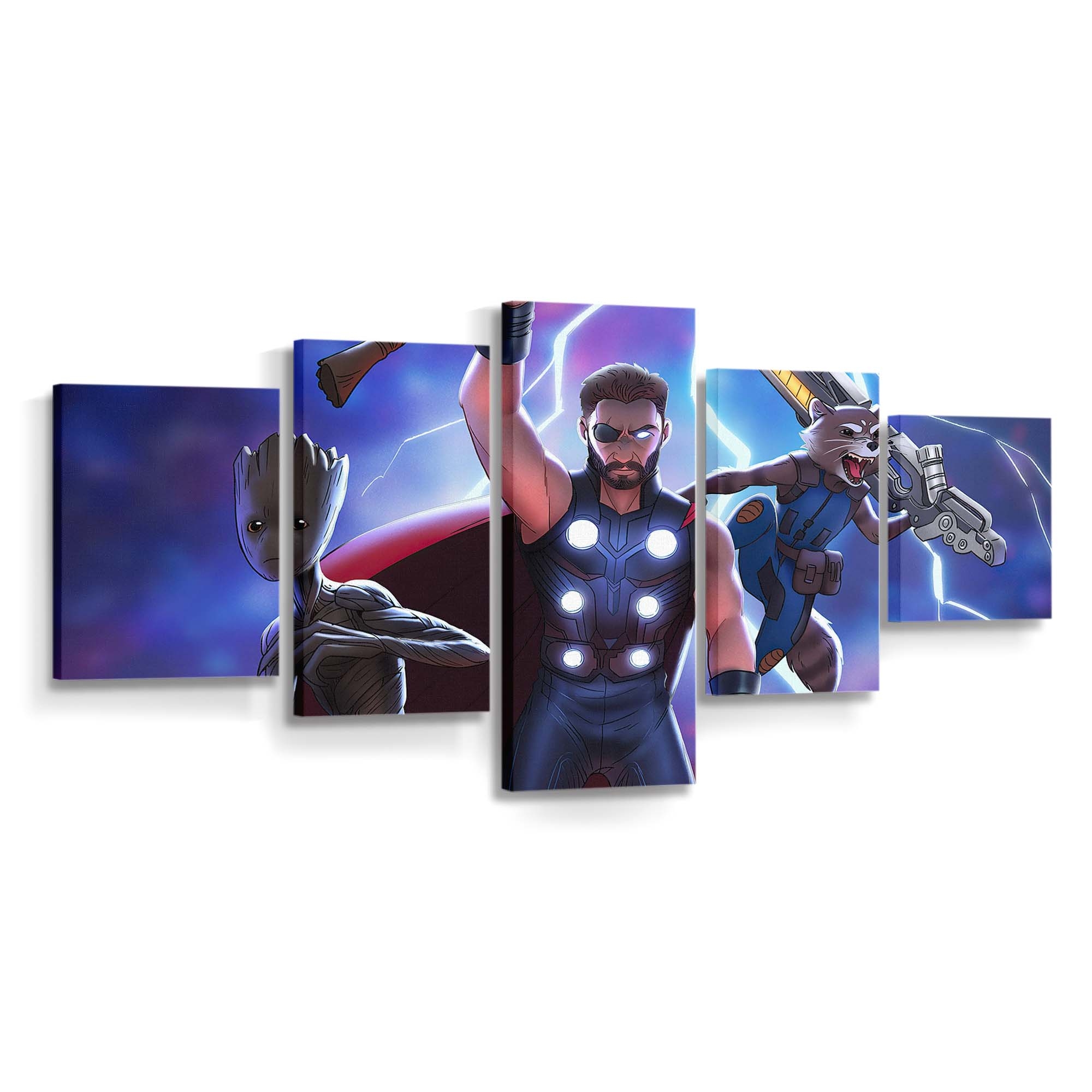 Thor Team Leinwandbilder | Wanddeko Thor Leinwandbild