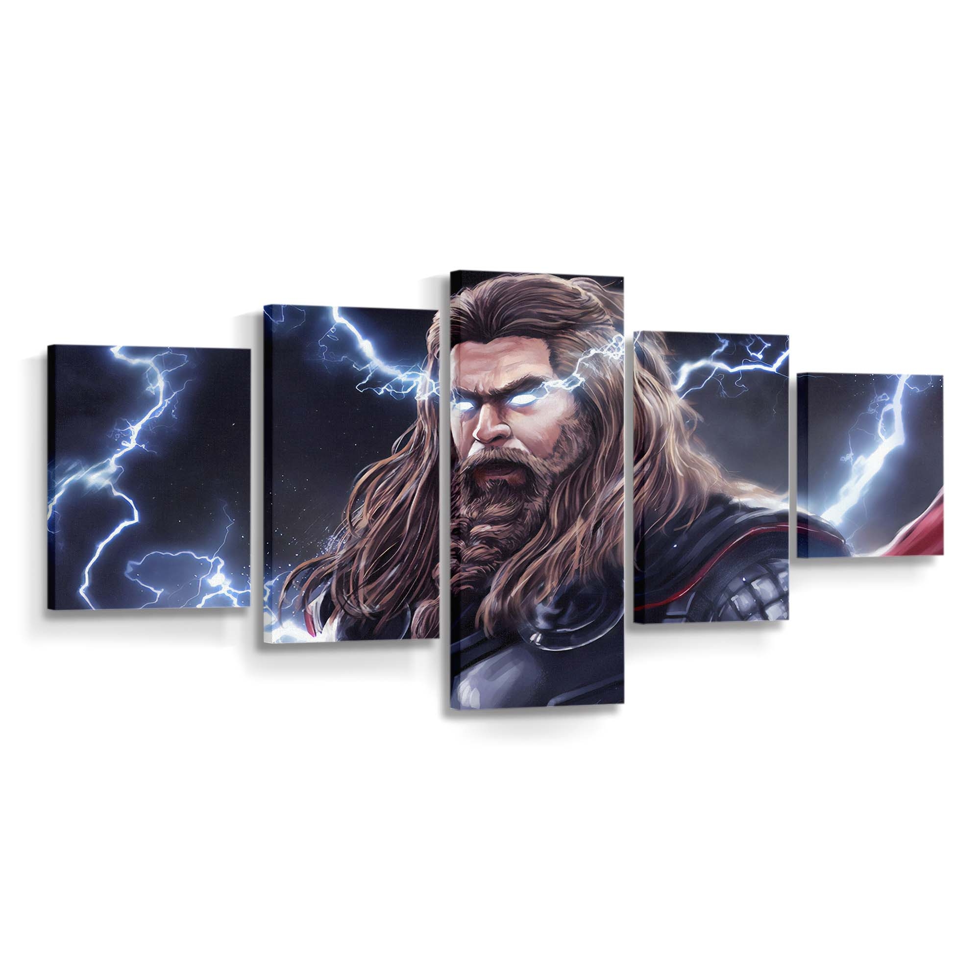 Thor Thunder Lighting Leinwandbilder | Wanddeko Thor Leinwandbild