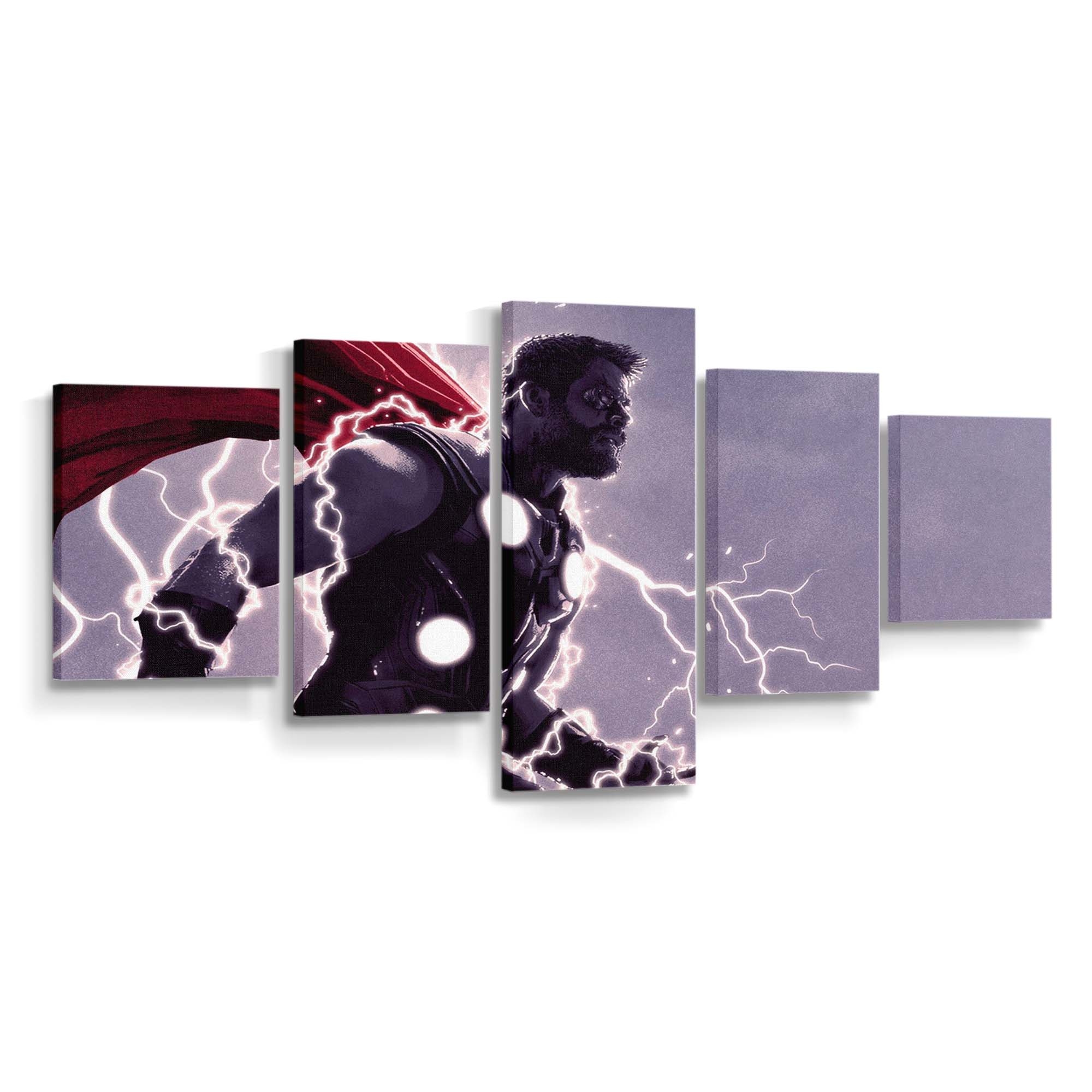 Thor Thunder Lighting 2 Leinwandbilder | Wanddeko Thor Leinwandbild
