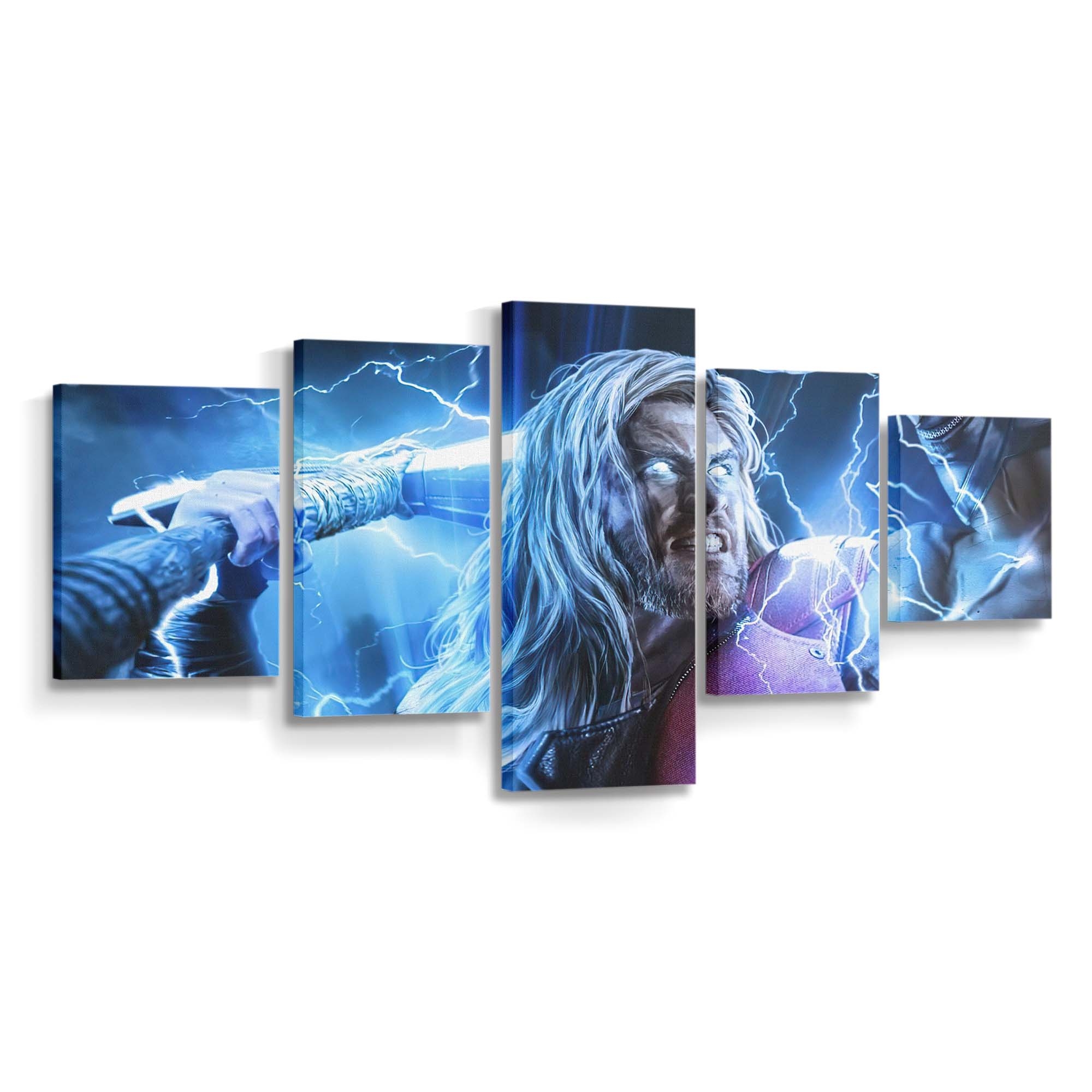 Thor Thunder Strike Leinwandbilder | Wanddeko Thor Leinwandbild