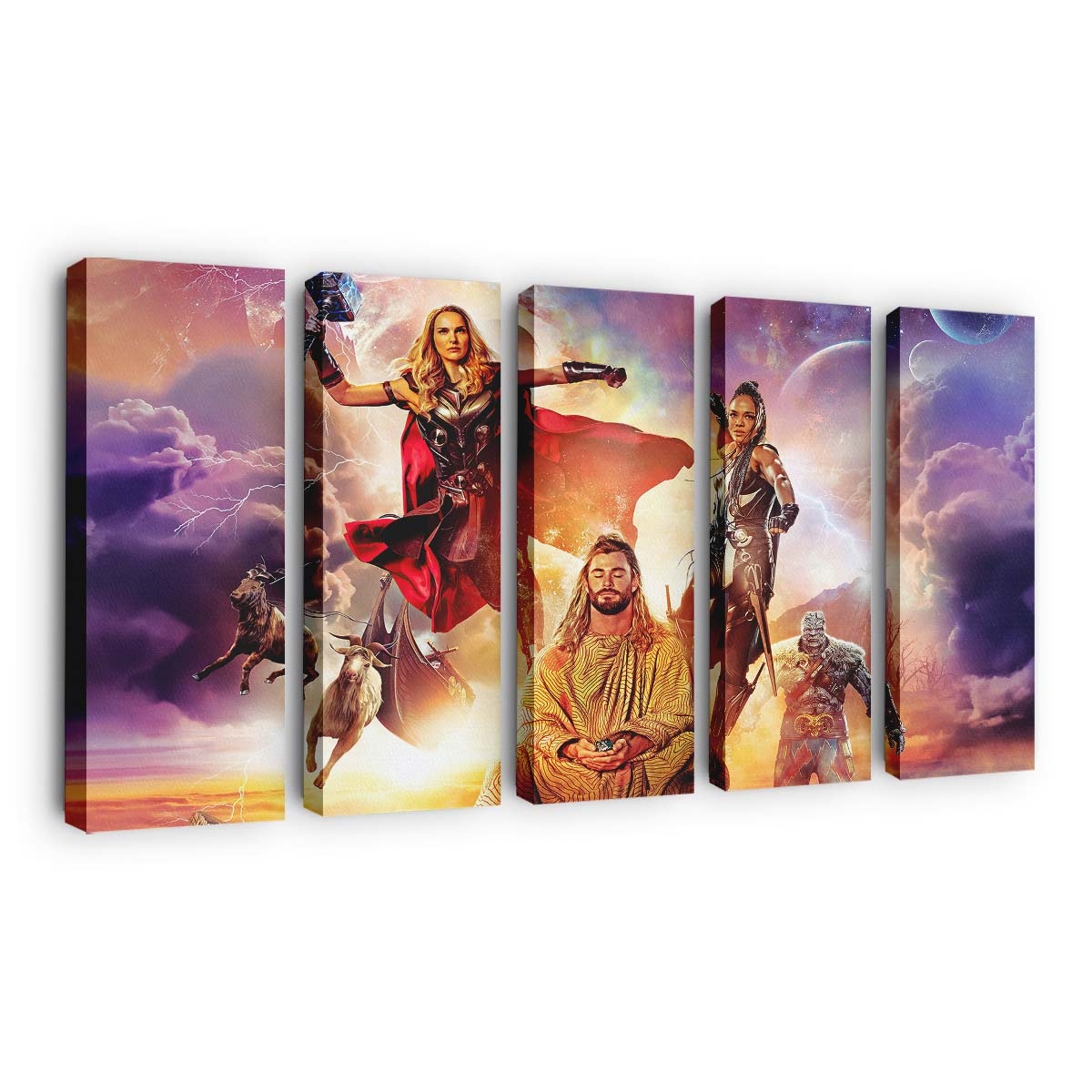 2022 Thor Love And Thunder 3 Leinwandbilder | Wanddeko 2022 Thor Love And Thunder 3 Leinwandbilder | Wanddeko – Bild 4