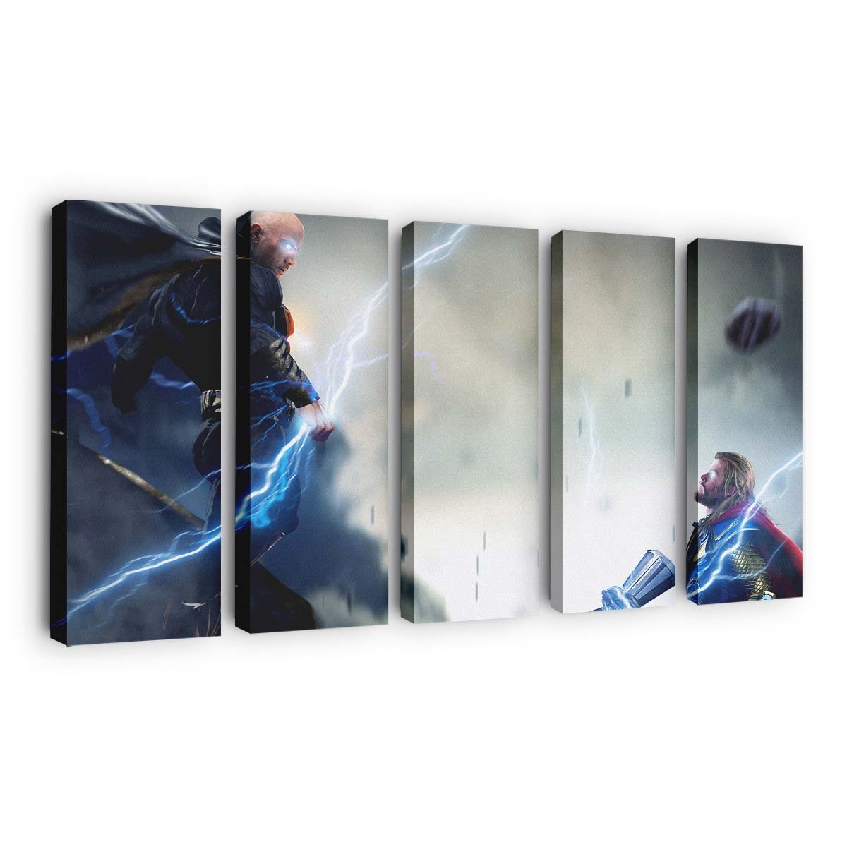 Black Adam Vs Thor Leinwandbilder | Wanddeko Black Adam Vs Thor Leinwandbilder | Wanddeko – Bild 4