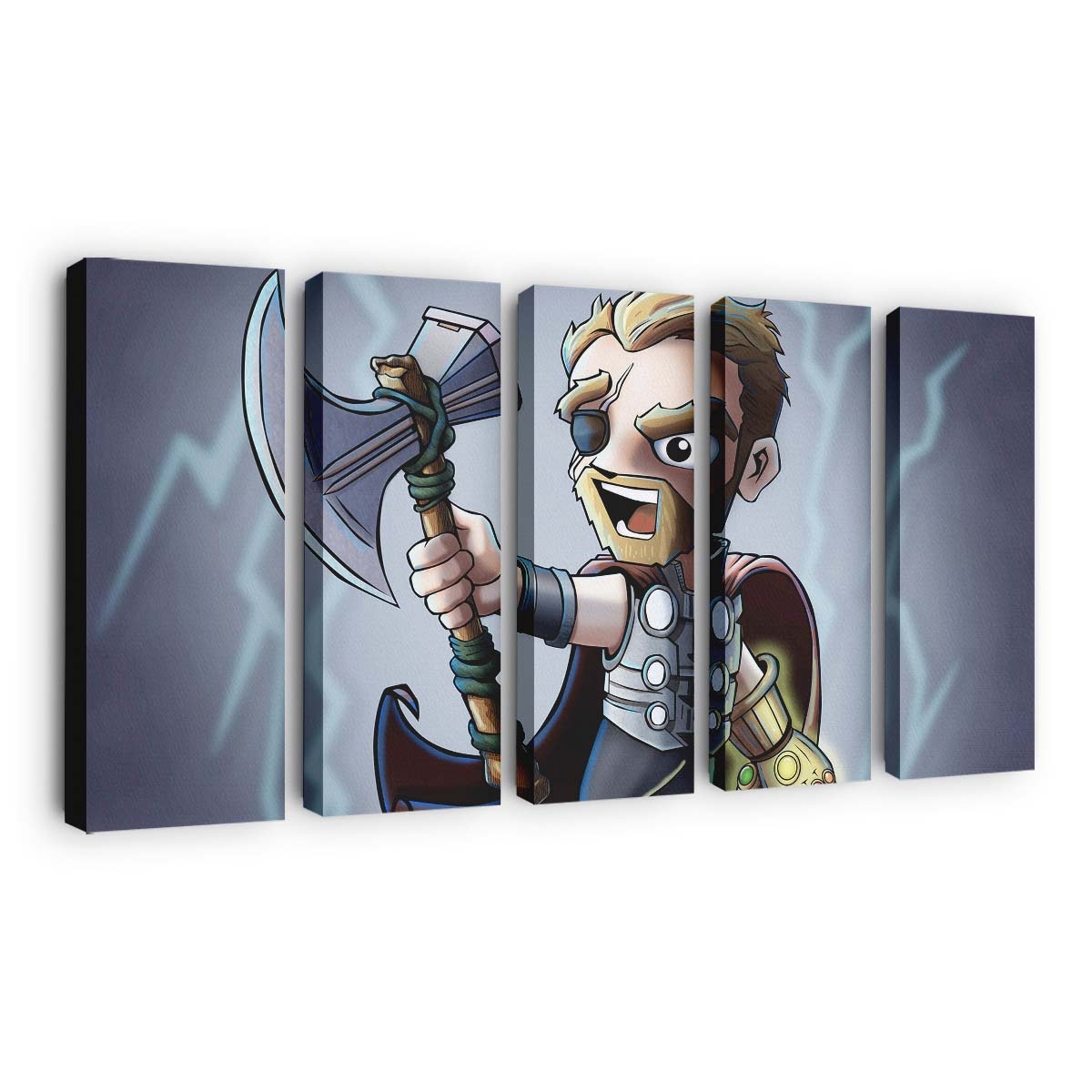 Chibi Thor From Infinitywar Leinwandbilder | Wanddeko