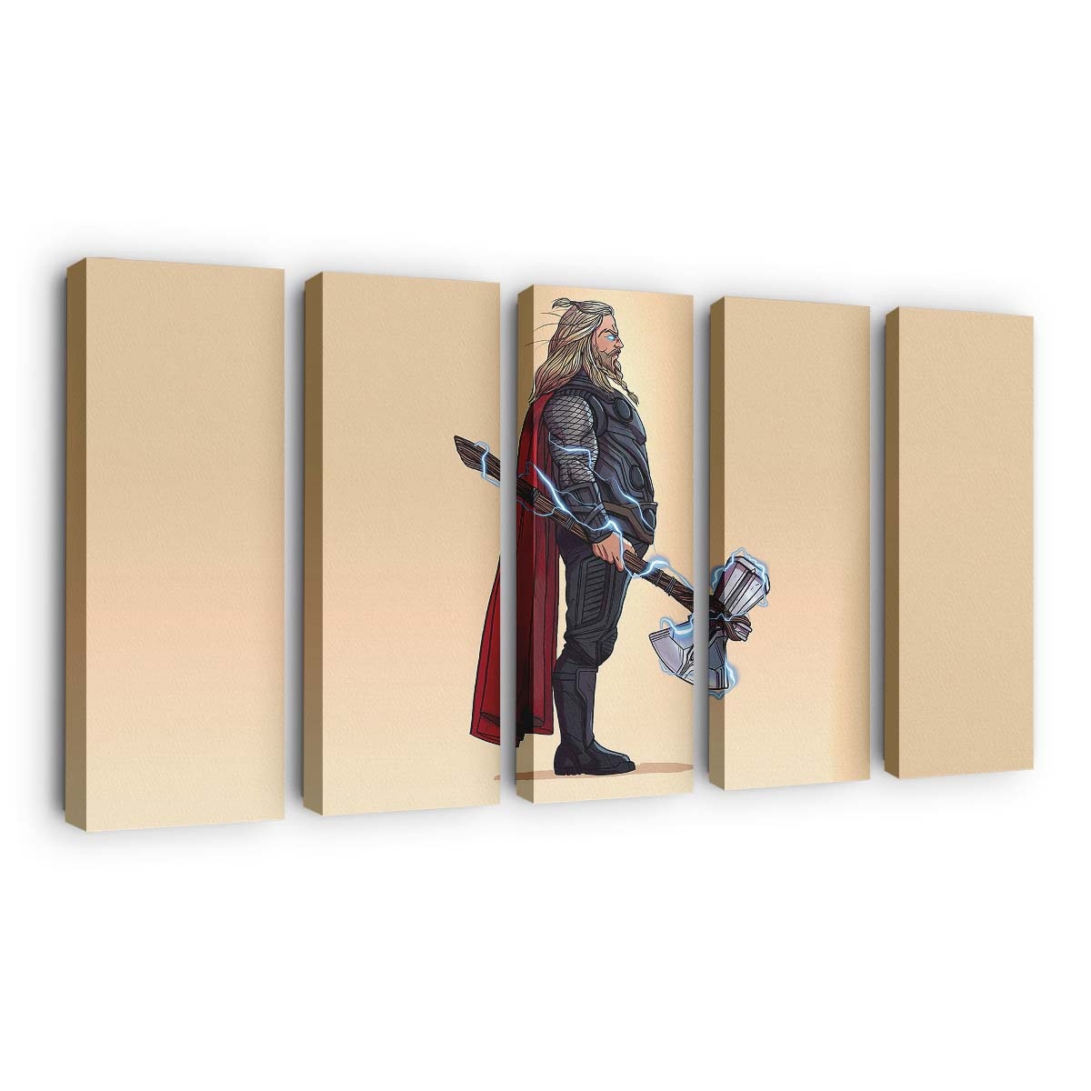 Fat Thor Minimalism Leinwandbilder | Wanddeko