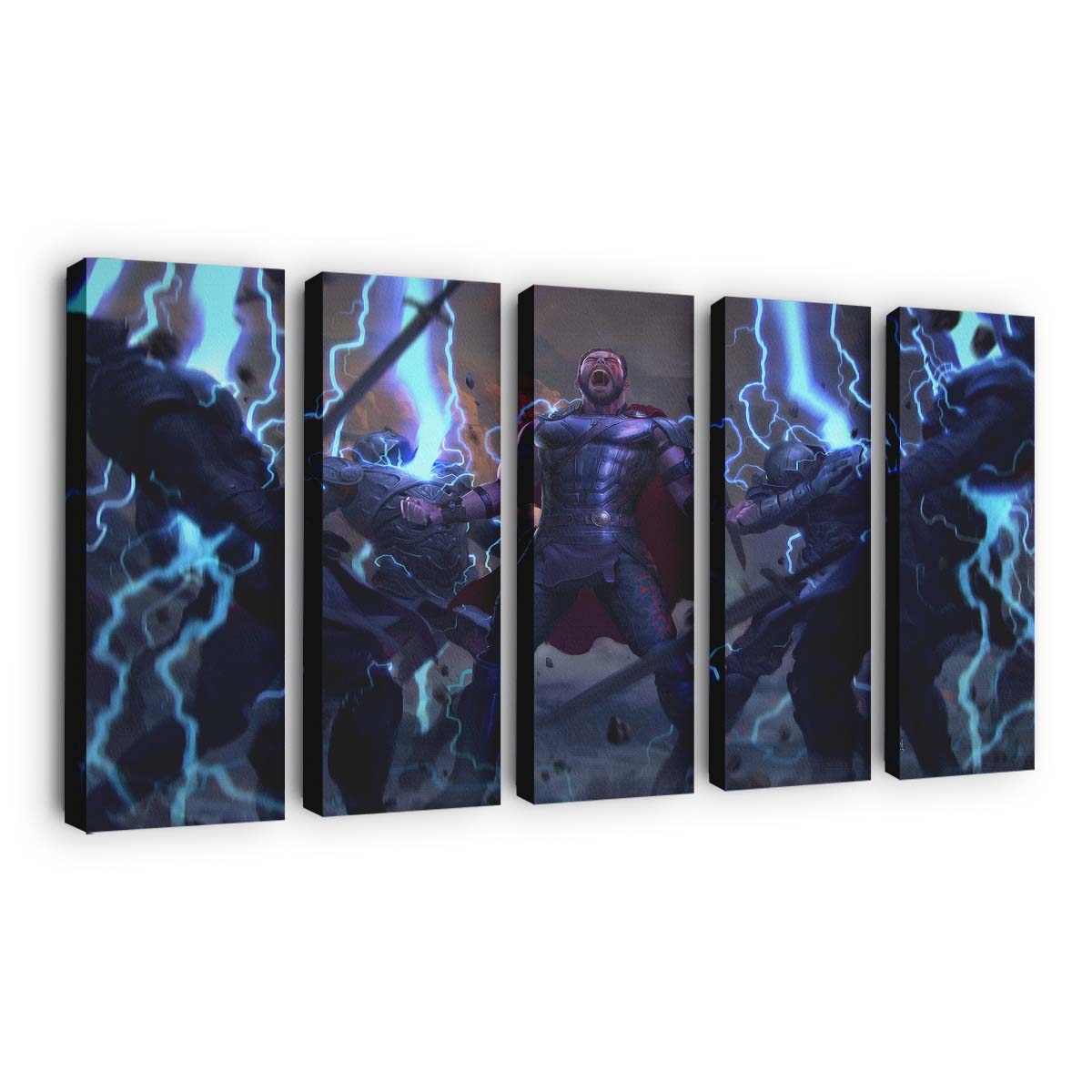 God Of Thunder Artwork Leinwandbilder | Wanddeko