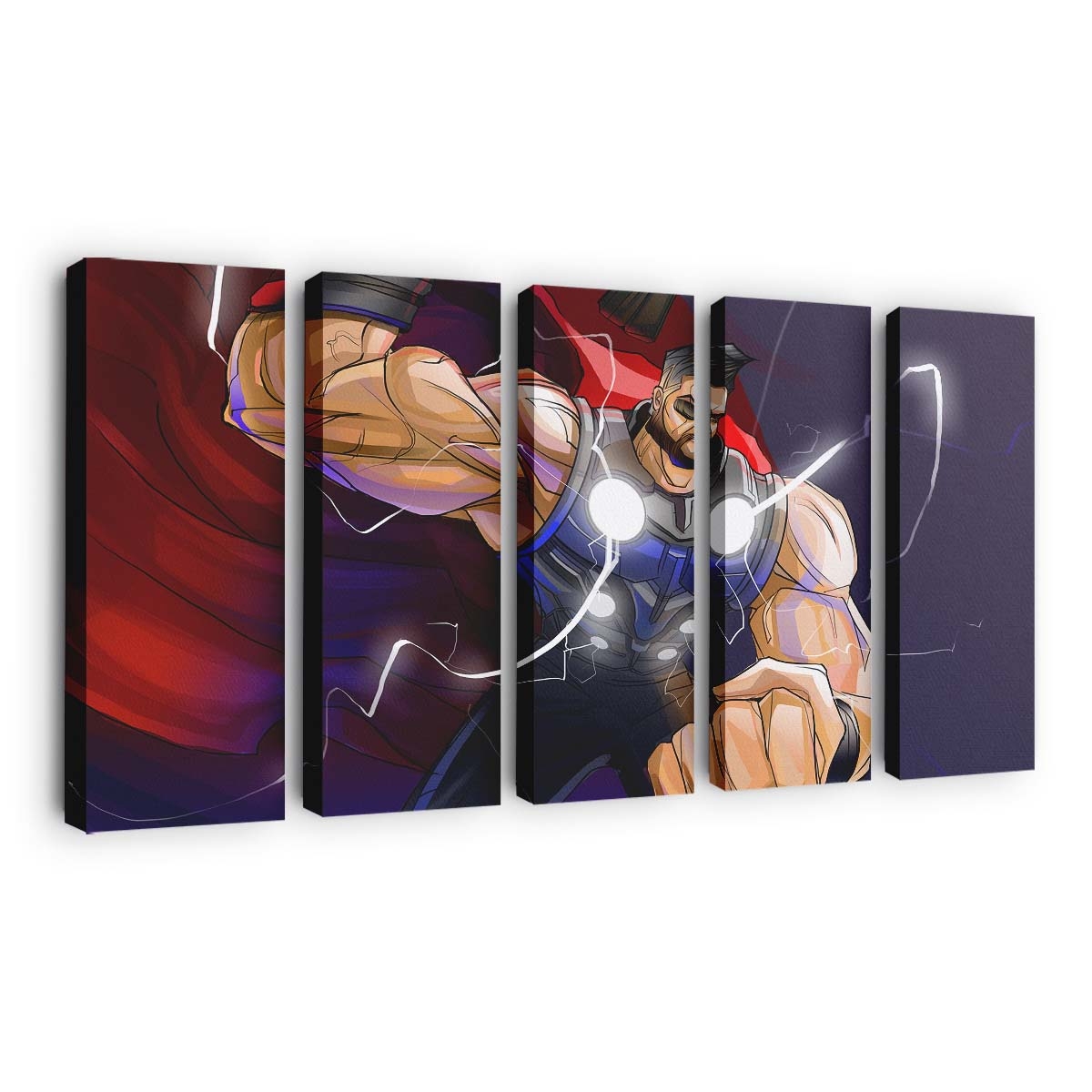 Muscular Thor Leinwandbilder | Wanddeko