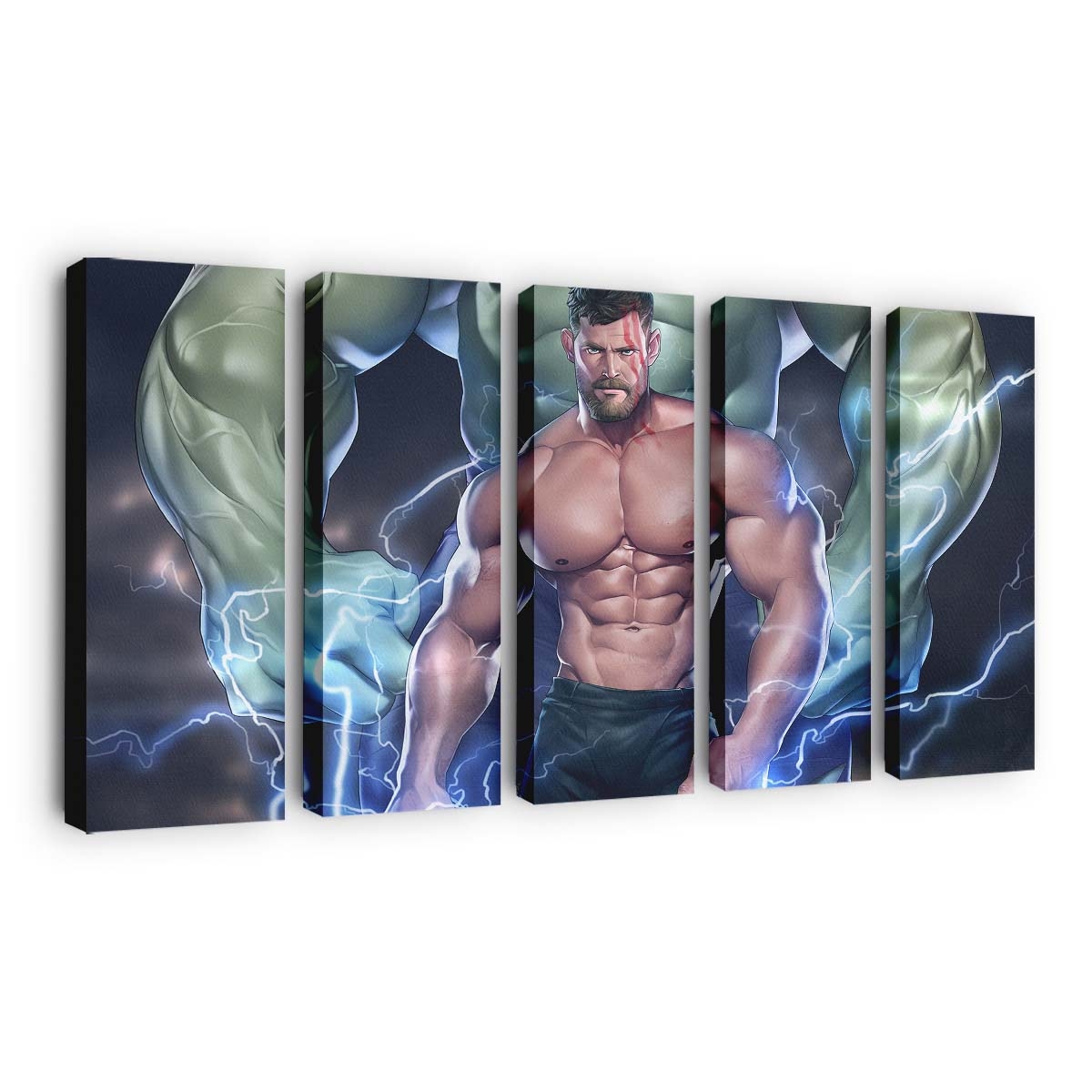Muscular Thor 2 Leinwandbilder | Wanddeko