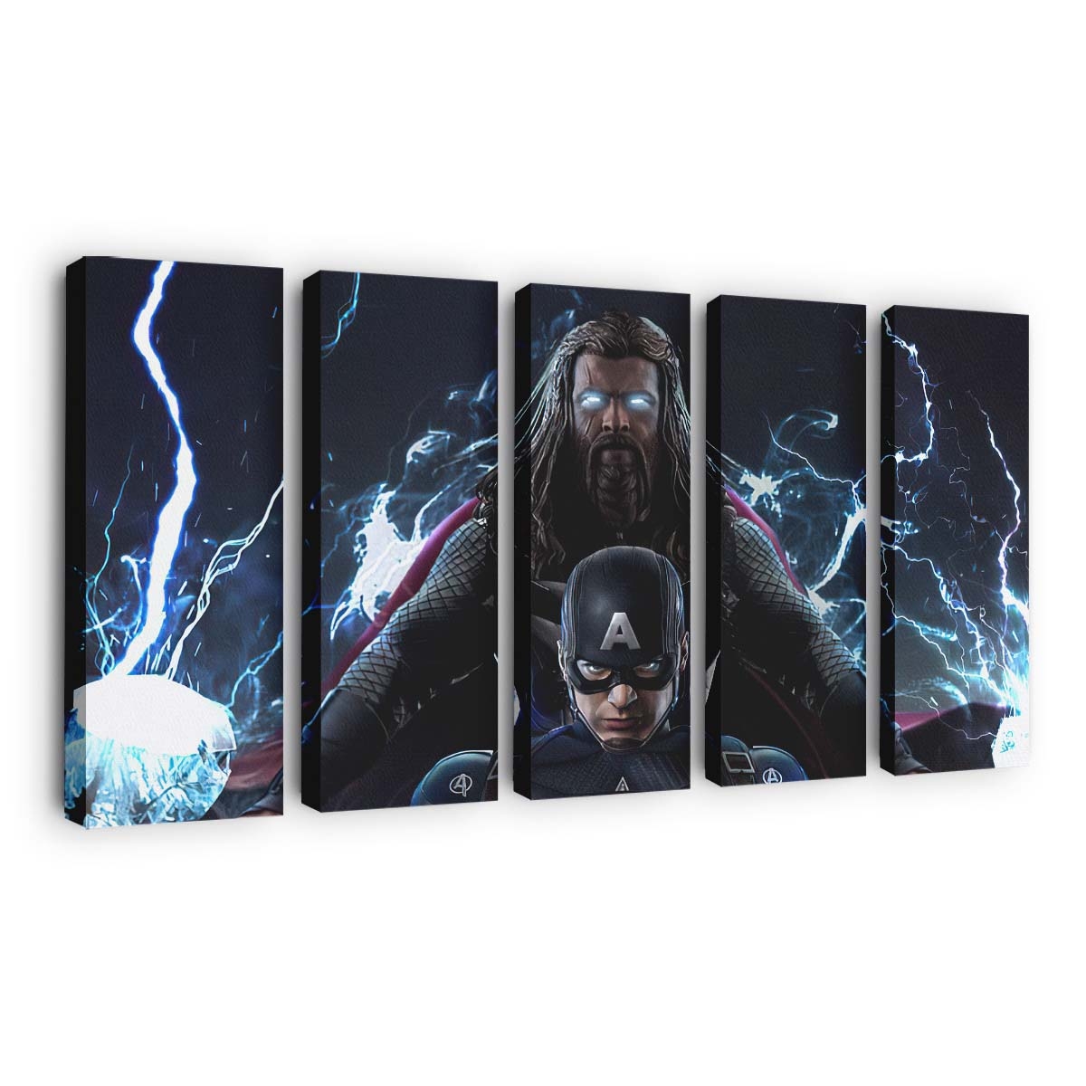 Thor And Captain America Leinwandbilder | Wanddeko