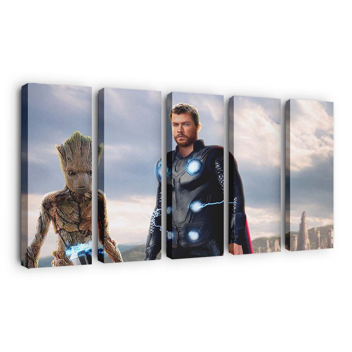 Thor And Groot 2 Leinwandbilder | Wanddeko